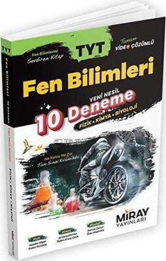 TYT Fen Bilimleri 10 Deneme - Kolektif  - Miray Yayınları