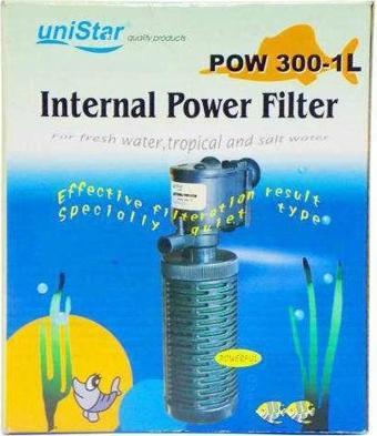 UniStar Pow 300-1L Akvaryum İç Filtre 500 L/H