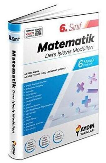 6. Sınıf Matematik Ders İşleyiş Modülleri - Kolektif  - Aydın Yayınları-Eğitim