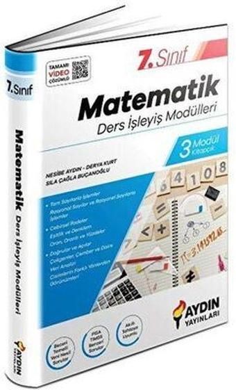 7. Sınıf  Matematik Ders işleyiş Modülleri - Kolektif  - Aydın Yayınları-Eğitim