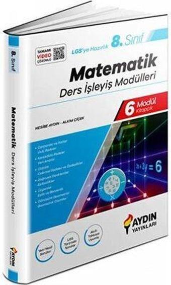 8. Sınıf  Matematik Ders İşleyiş Modülleri - Kolektif  - Aydın Yayınları-Eğitim