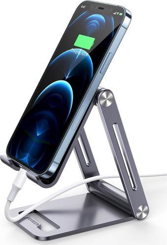 Ugreen Alüminyum Masaüstü Telefon Tablet Tutucu Stand Gri