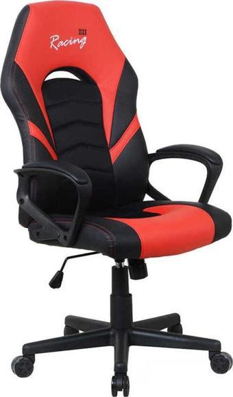 Adore Mobilya Max Racing Pilot Oyuncu Ve Çalışma Koltuğu Siyah-kırmızı 59,5x112-124x62 Cm (gxyxd)