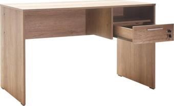 Adore Mobilya Concept Kilitli Çekmeceli Çalışma Masası-açık Ceviz (tori) 120x75x60 Cm (gxyxd)