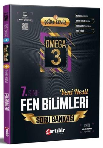 Artıbir Yayınları 7. Sınıf Fen Bilimleri Çetin Ceviz Omega Soru Bankası - Artıbir Yayınları