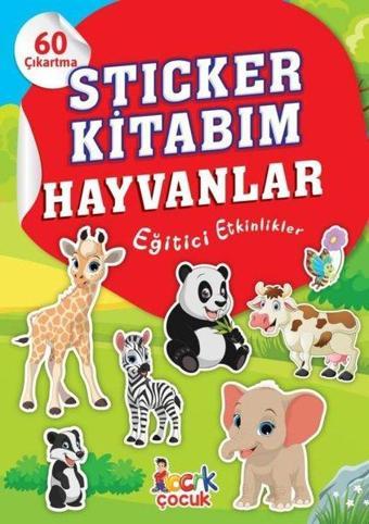 Sticker Kitabım - Hayvanlar - Eğitici Etkinlikler - 60 Çıkartma - Kolektif  - Bıcırık Yayınları