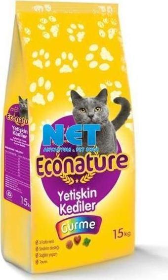 Econature Gurme Yetişkin Kedi Maması 15 kg