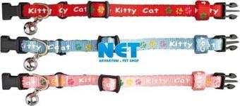 Flamingo Kitty Cat Yavru Kedi Boyun Tasması Çıngıraklı 10mm/15-22 cm