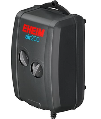 Eheim 3702  Hava Motoru Çift Çıkışlı 2x100 LT/SAAT 200 Litre Akvaryum İçin , 3,5W