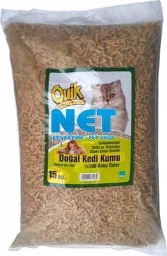 Quik Çam Pellet Kedi Kumu 15 kg 