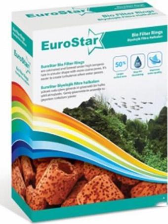 EuroStar Bio Filter Ring Akvaryum Filtre Malzemesi Kahverengi 500 Ml