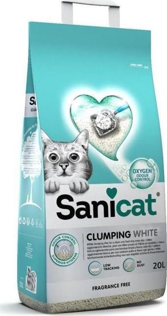 Sanicat Clumping White 20 lt 