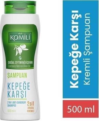 Komili Şampuan 500ml Kepeğe Karşı 2si1 Arada Kremli