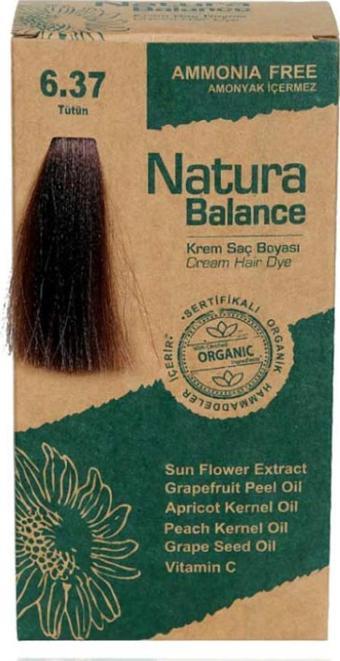 NATURA BALANCE SAÇ BOYASI 6.37 TÜTÜN