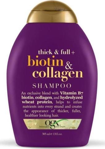 OGX ŞAMPUAN BİOTİN & COLLAGEN 385ML