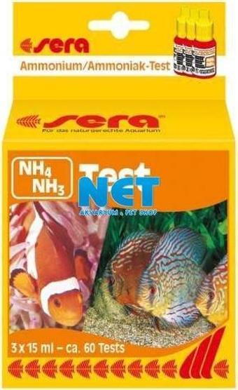 Sera Nh4 - Nh3 Amonyum / Amonyak  Test 15 ml. 60 Adet Test  