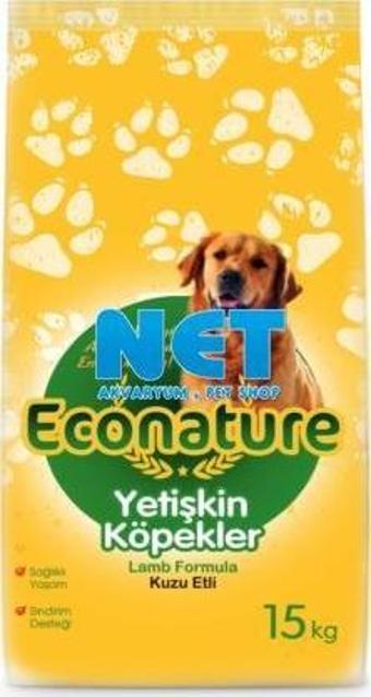 Econature Kuzulu Yetişkin Köpek Maması 15 kg. 