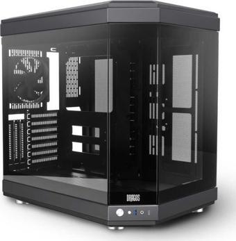 Dragos North 1x Fan USB 3.0 + Type C ATX Mid Tower  Panoramik Temperli Cam Gaming Bilgisayar Kasası Siyah