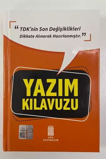 Yazım Kılavuzu Sert Kapak Ata yayıncılık - Ata Yayıncılık
