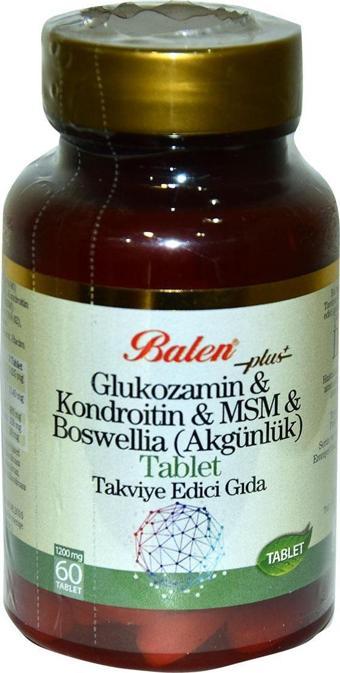 Balen Glukozamin Kondroitin MSM Boswellia 60 Tablet