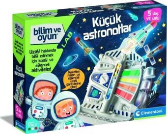 Clementoni Bilim ve Oyun Küçük Astronotlar 64470, Uzay Temalı Eğitici Oyun Kiti