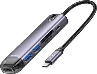 Mcdodo 6 In 1 Type C Macbook Çevirici Çoklayıcı Adaptör