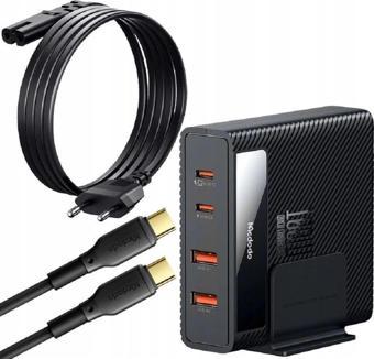 Mcdodo Ch-1802 100w Usb Typec Giriş Powigan Hızlı Şarj Adaptörü Kablo - Siyah