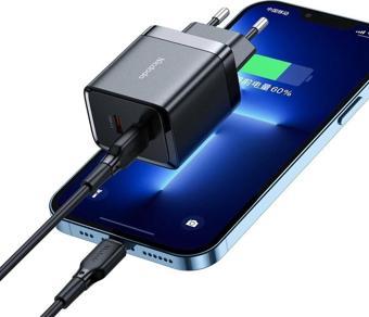 Mcdodo Ch-2501 40w Gan Typec Girişli Hızlı Şarj Adaptörü-siyah