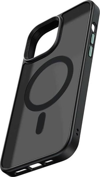 Mcdodo Iphone 14 Pro Uyumlu Mat Siyah Magsafe Kılıf Pc-3102
