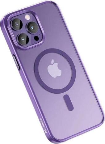 Mcdodo PC-5354 iPhone 15 Uyumlu Magsafe Kılıf -Mor