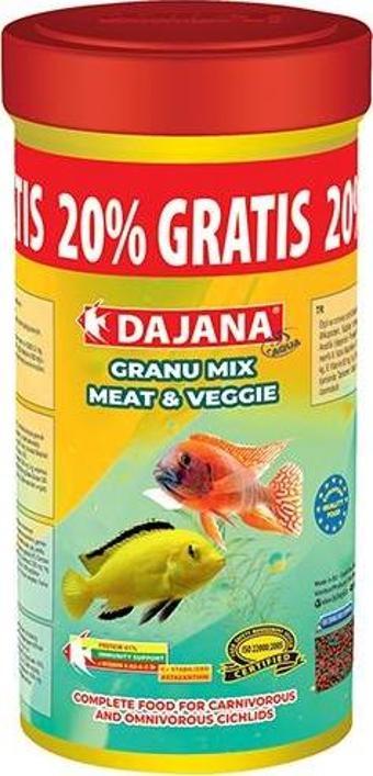 Dajana Granu Meat&Veggie Mix 250+50Ml Promo 150Gr 