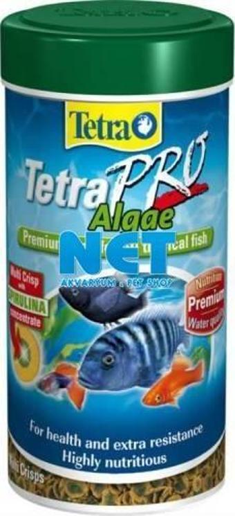 Tetra Pro Algae Crisps 250 ML  Orjinal Kutusunda