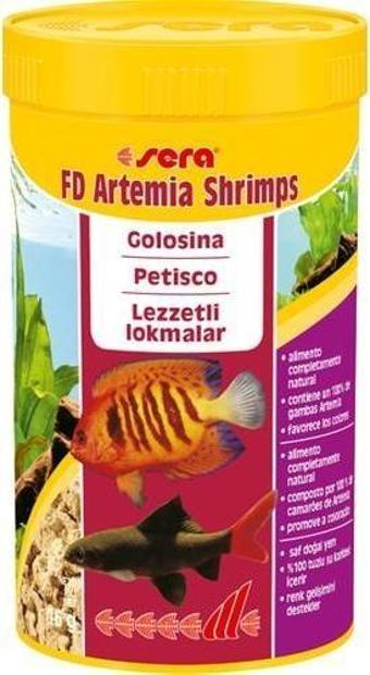 Sera FD shrimp (artemia) nature 250 ml 