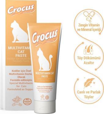 Crocus Kedi Multivitamin Macun 100 Gram 