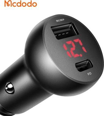Mcdodo Cc-6810 30w 1xpd 1xusb Girişli Araç Çakmak Şarj 5a-siyah