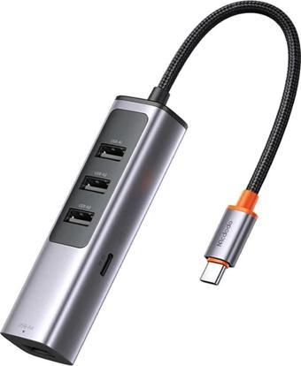 Mcdodo Hu-1120 100w 1x Type-c + 4x Usb 3.0 Çoklayıcı Adaptör - Gri