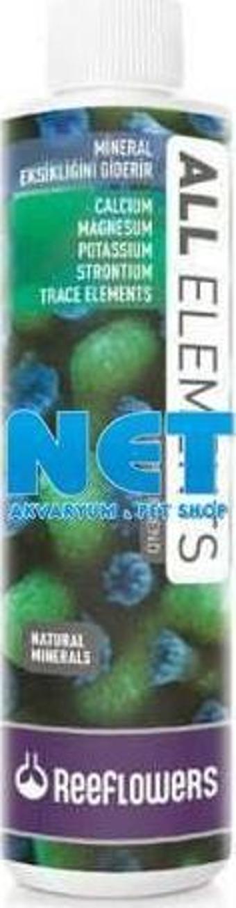 Reeflowers All Elements 250 ml  Mineral Eksikliğini Giderir, Calcium,Magnesum,Potassium,Strotium,Trace Elemen