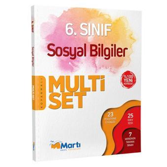 Martı Yayınları 6. Sınıf Sosyal Bilgiler Multitest Klp