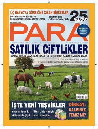 PARA 1 YIL ABONELİK ( YILDA 48 SAYI ) - Turkuvaz Dergi