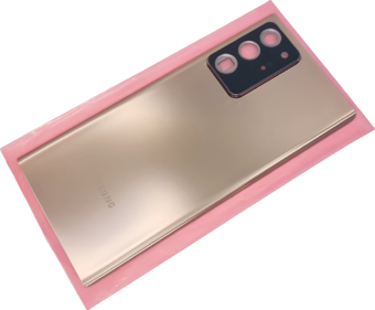 Tkgz Samsung Galaxy NOTE 20 UTRA Arka Pil Batarya Kapağı (CAM FULL LENSLİ ORJİNAL) GOLD