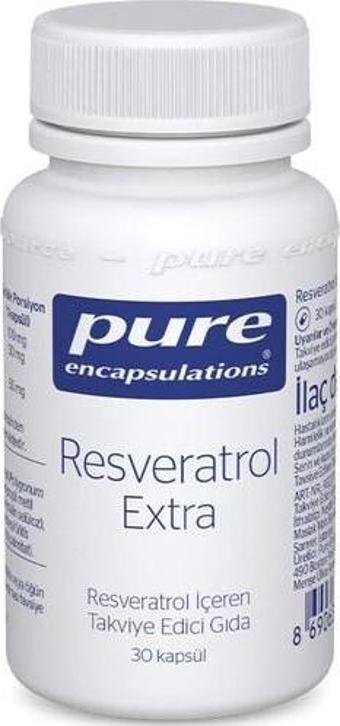 Pure Encapsulations Resveratrol Extra 30 Kapsül