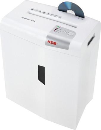 HSM SHREDSTAR X10 Evrak İmha Makinesi / Kağıt Kırpma Makinesi - CD İmha Makinesi - Çapraz / konfeti kesim-4,5x30 mm - 20