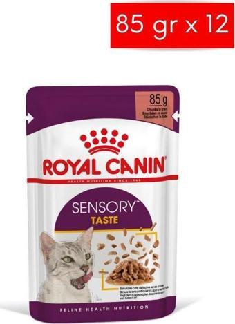 Royal Canin Sensory Taste Gravy 85 Grx12 Adet Kedi Konservesi