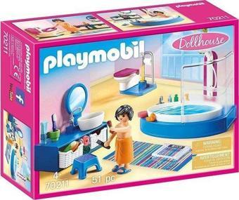 Playmobil 70211 Bathroom with Tub Set