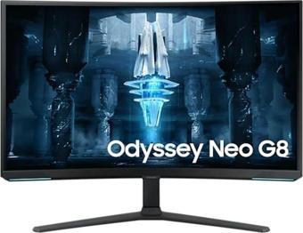 Samsung Odyssey Neo G8 32 3840x2160 240Hz 1ms HDMI DP HDR2000 Curved Gaming Monitör LS32BG850NPXUF