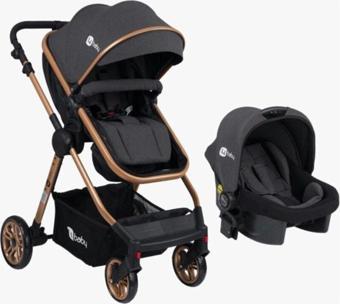 4 Baby Comfort Gold Travel Sistem Bebek Arabası Antrasit