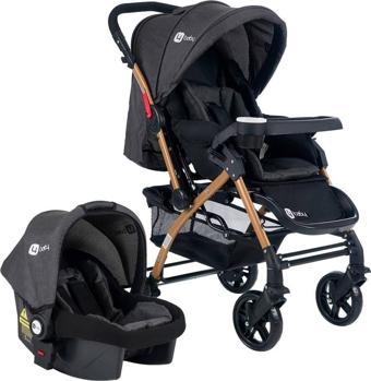 4 Baby AB460 Active Gold Travel Sistem Bebek Arabası Antrasit