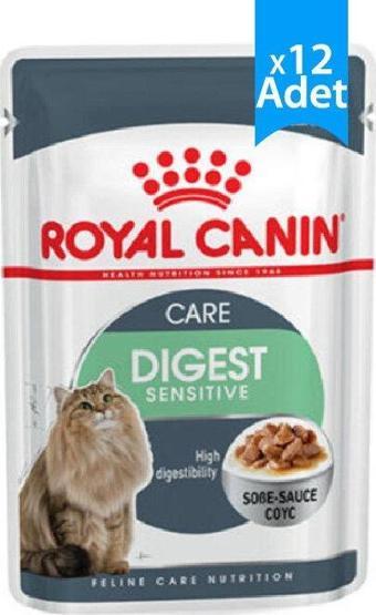 Royal Canin Digest Sensitive Hassas Kediler İçin Yaş Mama 85 Gr X 12 adet