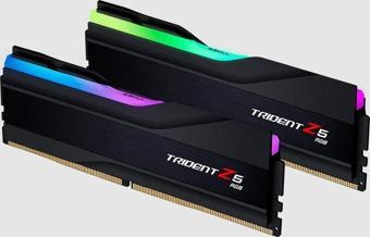 GSkill Trident Z5 RGB Siyah DDR5-6000Mhz CL30 64GB (2x32GB)  F5-6000J3040G32GX2-TZ5RK