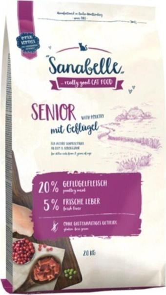 Sanabelle Kümes Hayvanlı Yaşlı Senior Kedi Maması 2 kg